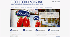 Desktop Screenshot of dcoluccioandsons.com
